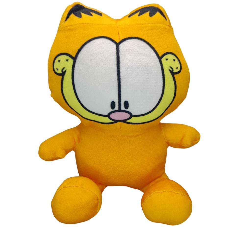 Nickelodeon Garfield Plush Stuffed Animal Orange Tabby Cat Toy 7 Inch